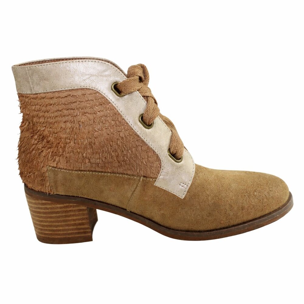 Antelope N52 Caroline Stone Lace Up Summer Ankle Bootie Size 36 (US 5-5.5) - Picture 4 of 10